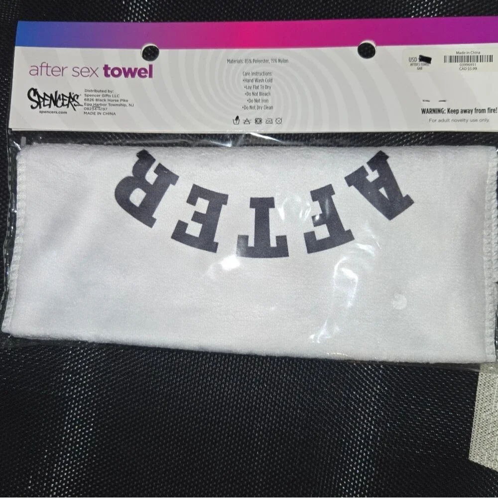 After Sex Towel New